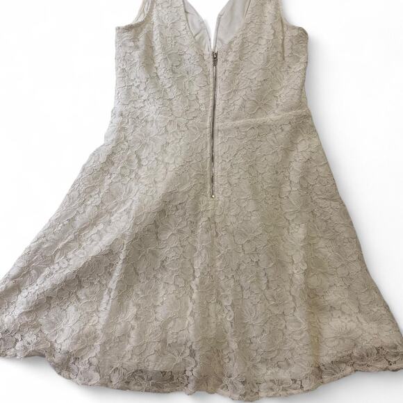 Lulus white lace a line mini dress - Picture 2 of 5